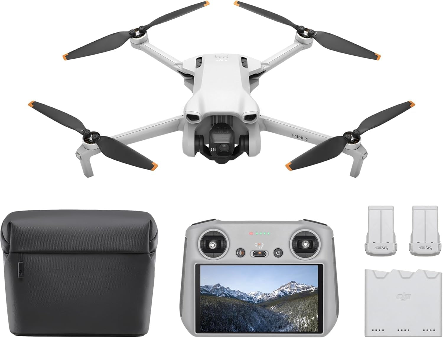 DJI Mini 3 Pro - Dron Mini con Mando a distancia y cámara, ligero y plegable con vídeo 4K HDR